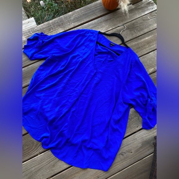 Torrid blue blouse - Picture 3 of 10